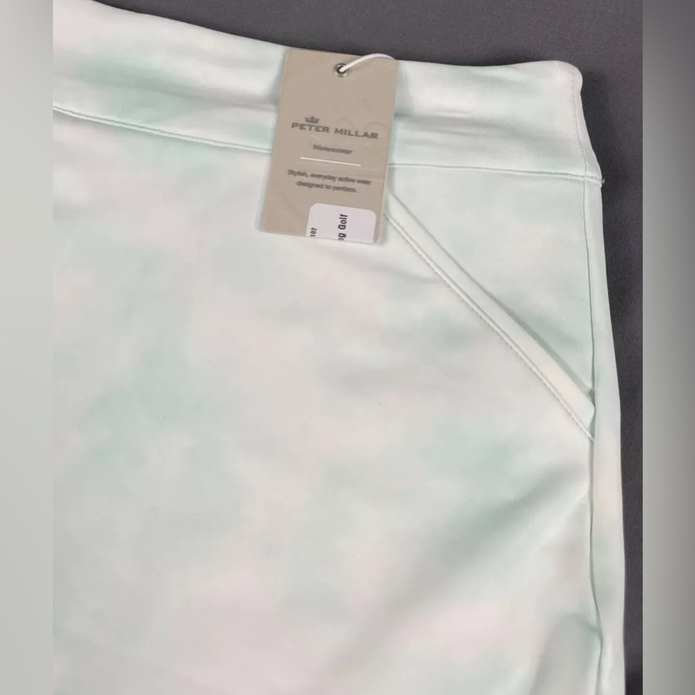 Peter Millar Womens Golf Skort Tie Dye Print Small Blue Polyester - Picture 2 of 5